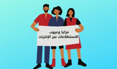 مزايا وعيوب الاستطلاعات عبر الإنترنت